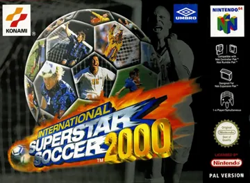 International Superstar Soccer 2000 (Europe) (En,De) box cover front